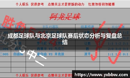 成都足球队与北京足球队赛后状态分析与复盘总结
